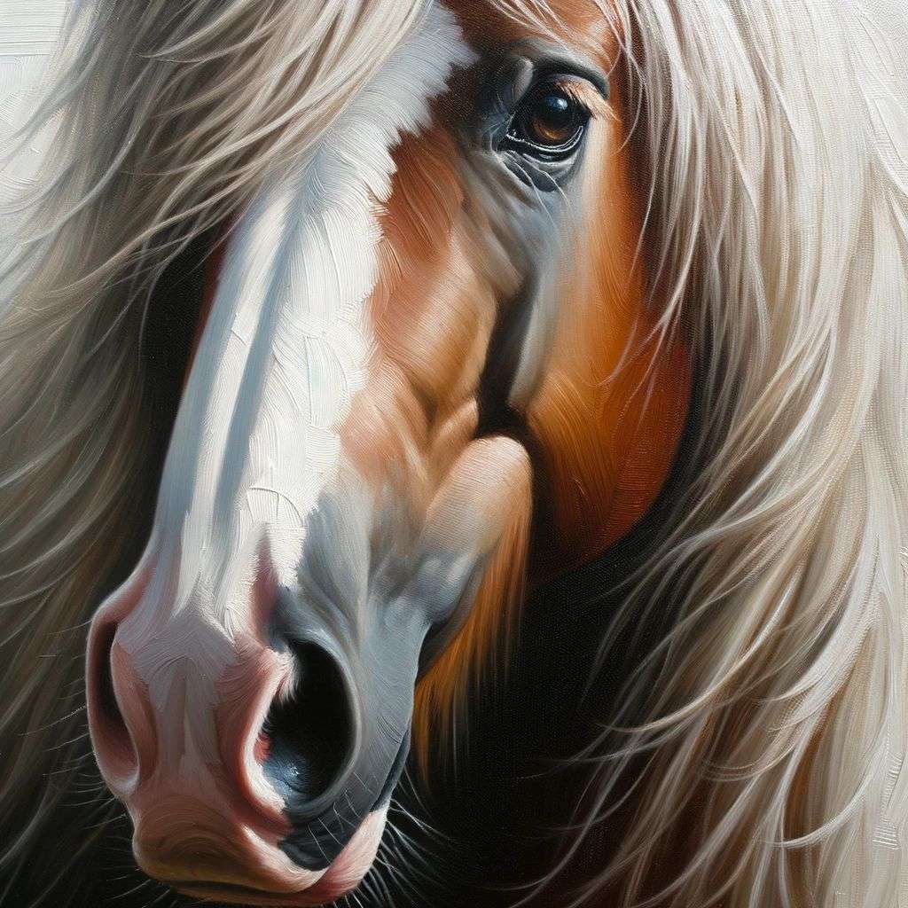 a horse, brand mark